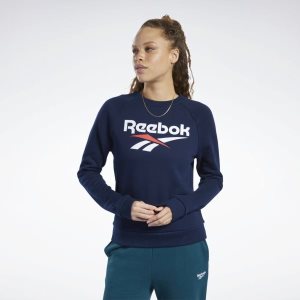 Reebok Classic Vector Crew Sweatshirt Damen - Navy - DE 307-UDB